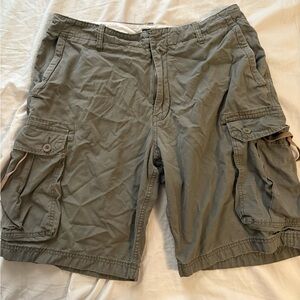 Men's Casual Cargo Shorts - Gray